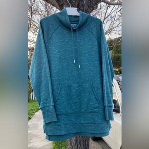 Womans Teal Mock Sweater pullover